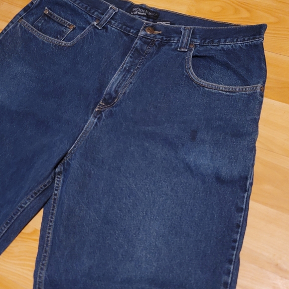 Vintage Anchor Blue Big Baggy Jeans 40x29 - Picture 3 of 6